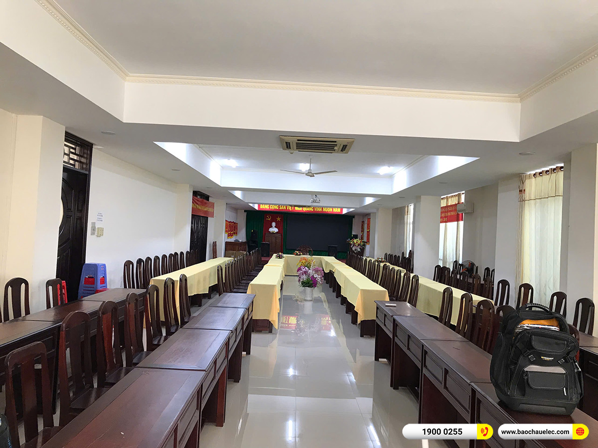 Lắp đặt d&agrave;n &acirc;m thanh hội trường Domus cho Bảo hiểm XH TP Cần Thơ 