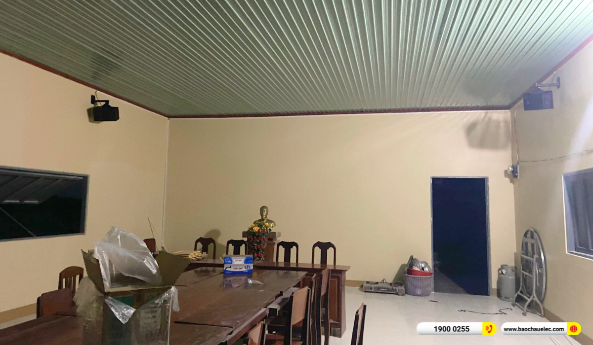 Lắp đặt d&agrave;n &acirc;m thanh hội trường BIK cho UBND X&atilde; Mỹ Thạnh Bắc tại Long An