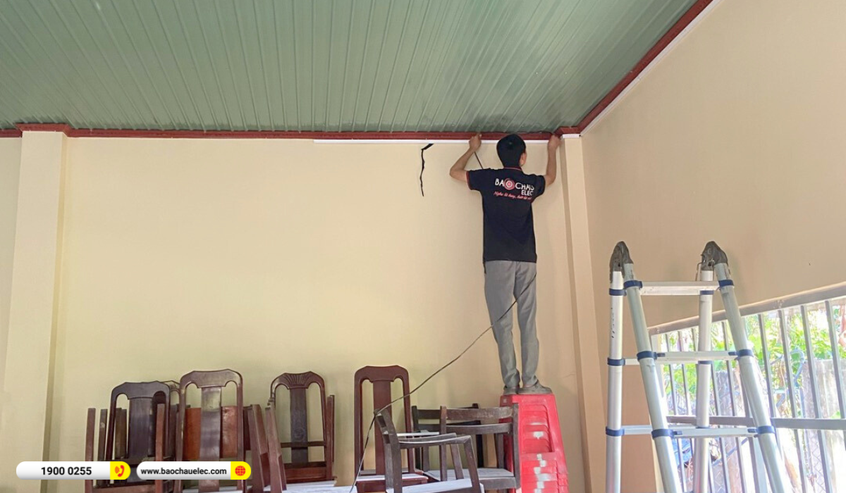 Lắp đặt d&agrave;n &acirc;m thanh hội trường BIK cho UBND X&atilde; Mỹ Thạnh Bắc tại Long An