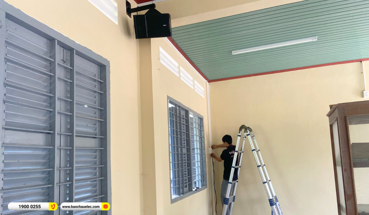 Lắp đặt d&agrave;n &acirc;m thanh hội trường BIK cho UBND X&atilde; Mỹ Thạnh Bắc tại Long An