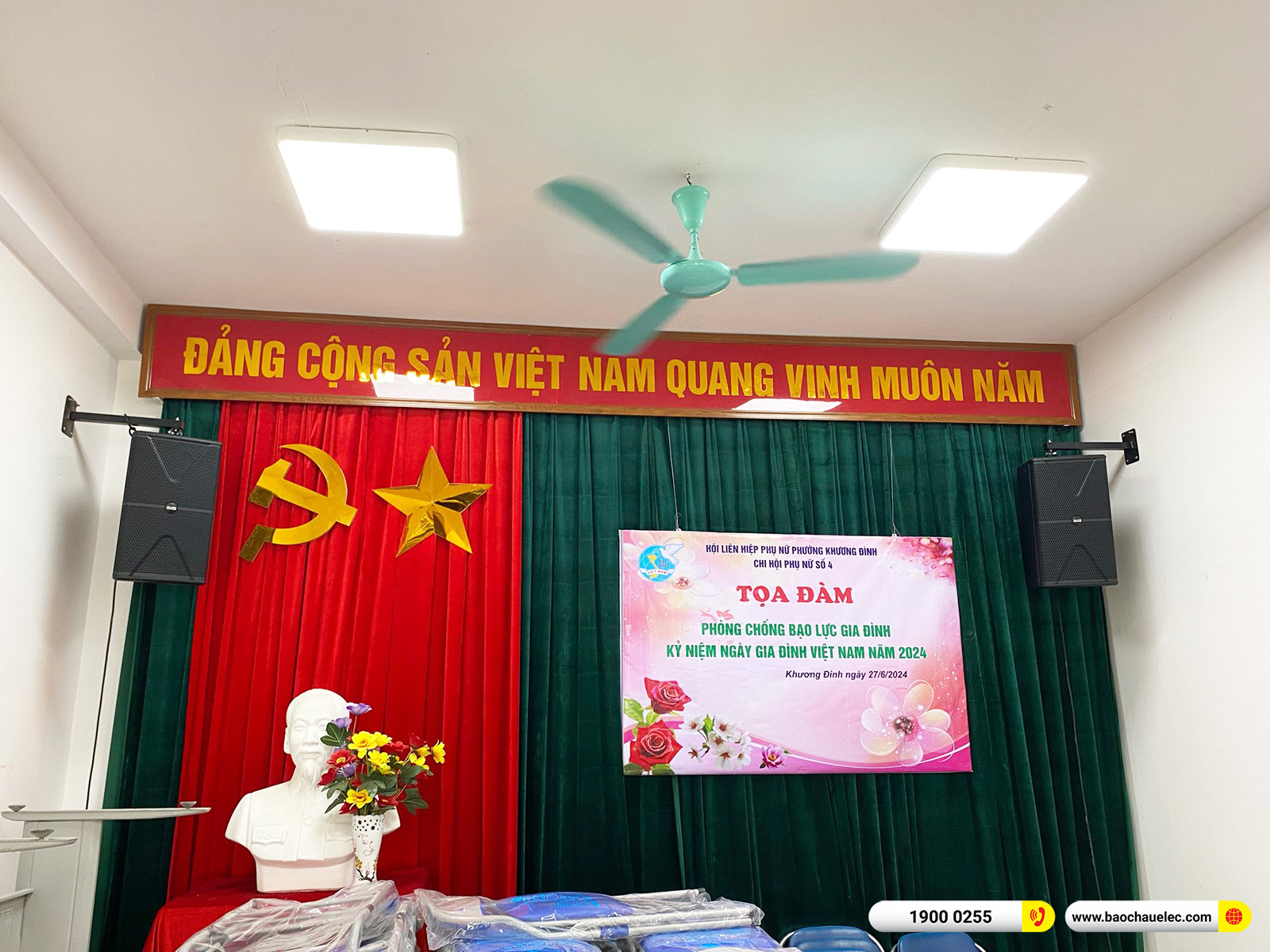 Lắp đặt d&agrave;n &acirc;m thanh hội trường Alto cho C&ocirc;ng ty XD v&agrave; TM Th&agrave;nh Ph&aacute;t