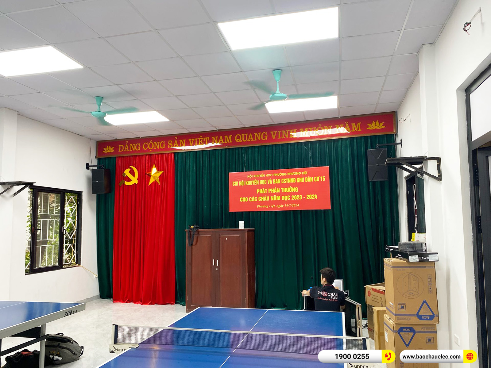 Lắp đặt d&agrave;n &acirc;m thanh hội trường Alto cho C&ocirc;ng ty XD v&agrave; TM Th&agrave;nh Ph&aacute;t