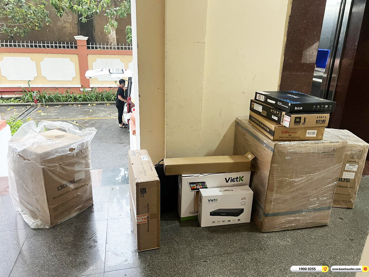 Lắp đặt d&agrave;n &acirc;m thanh hội trường Domus cho c&ocirc;ng ty CP Xi măng VICEM H&agrave; Ti&ecirc;n ở TPHCM