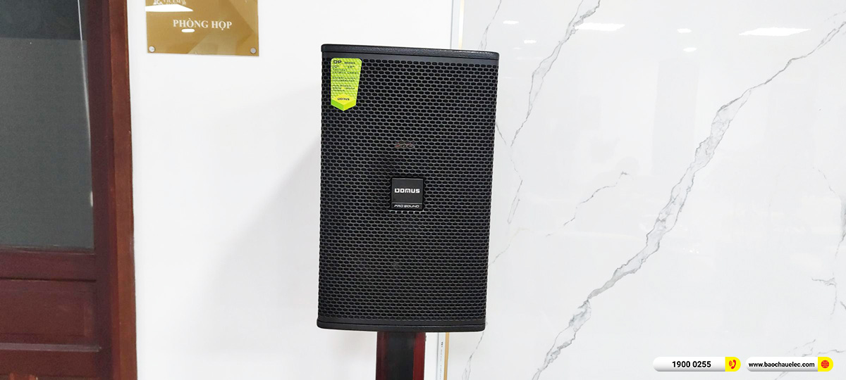 Lắp đặt d&agrave;n &acirc;m thanh hội trường Domus cho c&ocirc;ng ty CP Xi măng VICEM H&agrave; Ti&ecirc;n ở TPHCM