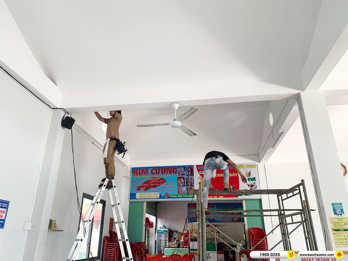 Lắp đặt d&agrave;n &acirc;m thanh JBL cho Ph&ograve;ng khai th&aacute;c - Dịch vụ BQL Cảng Bến Đầm ở C&ocirc;n Đảo