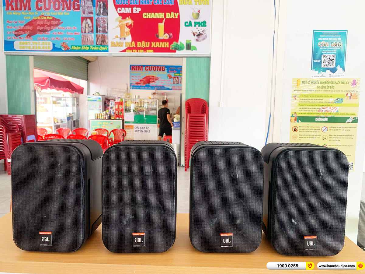 Lắp đặt d&agrave;n &acirc;m thanh JBL cho Ph&ograve;ng khai th&aacute;c - Dịch vụ BQL Cảng Bến Đầm ở C&ocirc;n Đảo