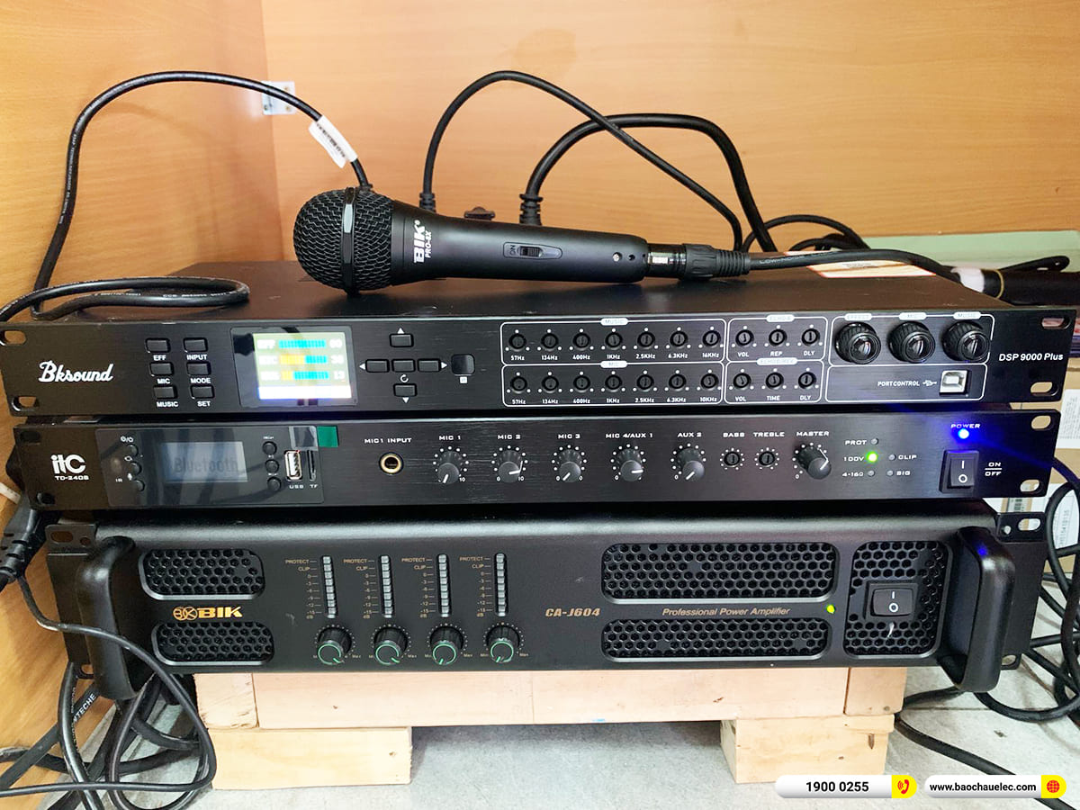Lắp đặt d&agrave;n &acirc;m thanh JBL cho Ph&ograve;ng khai th&aacute;c - Dịch vụ BQL Cảng Bến Đầm ở C&ocirc;n Đảo