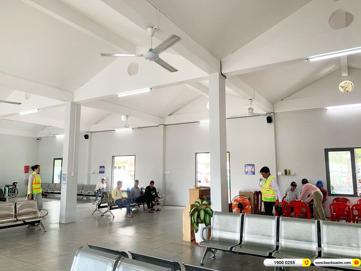 Lắp đặt d&agrave;n &acirc;m thanh JBL cho Ph&ograve;ng khai th&aacute;c - Dịch vụ BQL Cảng Bến Đầm ở C&ocirc;n Đảo