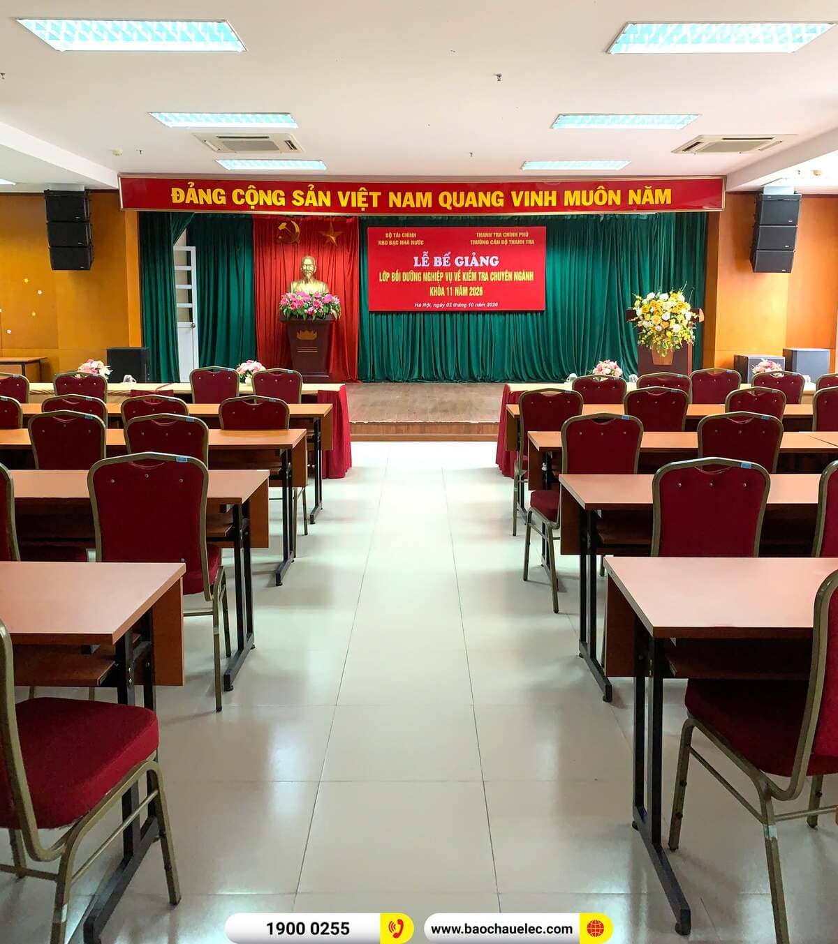Lắp đặt d&agrave;n &acirc;m thanh hội trường, ph&ograve;ng họp Audiocenter cho kh&aacute;ch h&agrave;ng tại H&agrave; Nội 