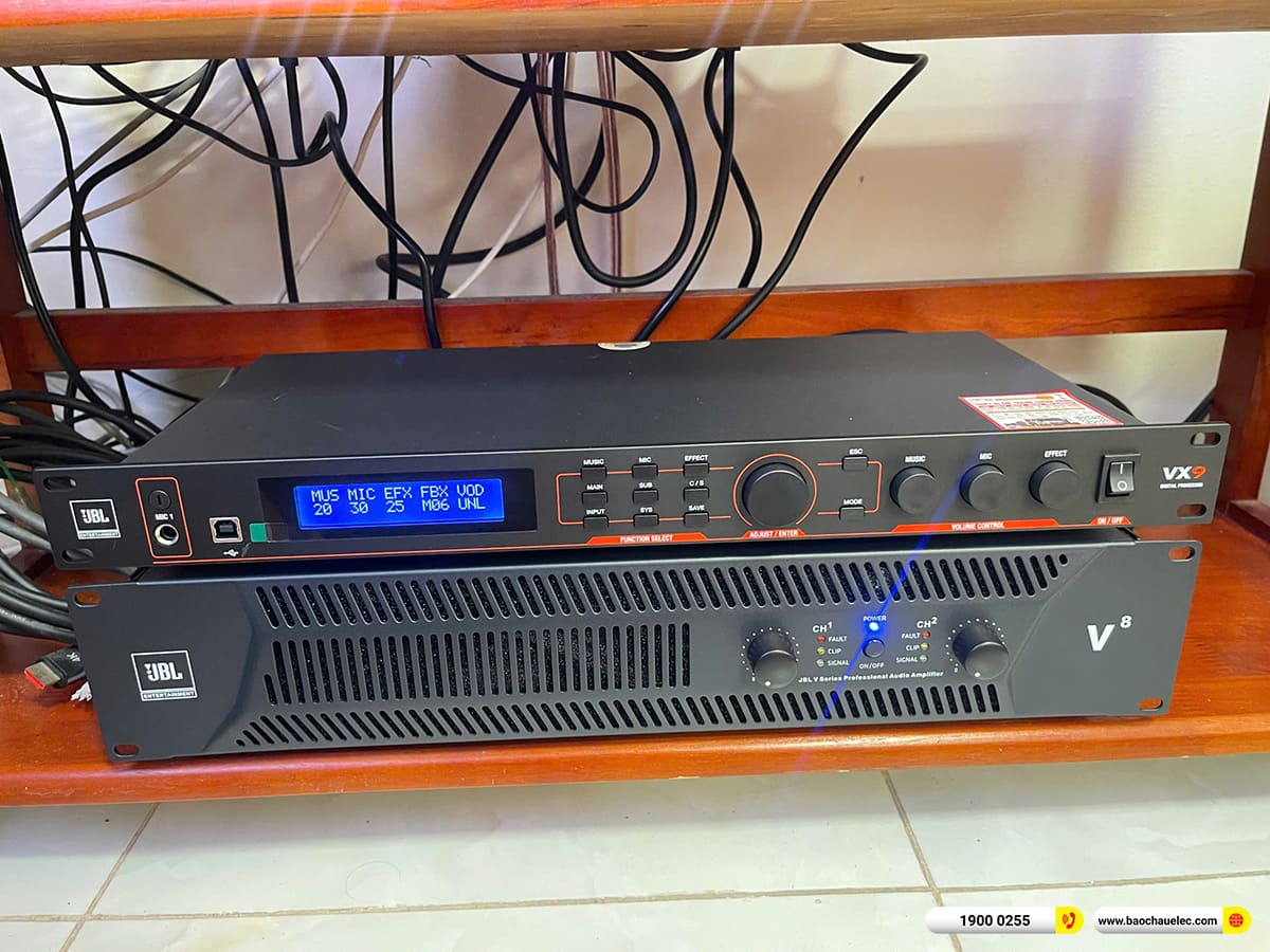 Lắp đặt dàn âm thanh hội trường JBL cho Ngân hàng Aribank Chợ Mới tại An Giang