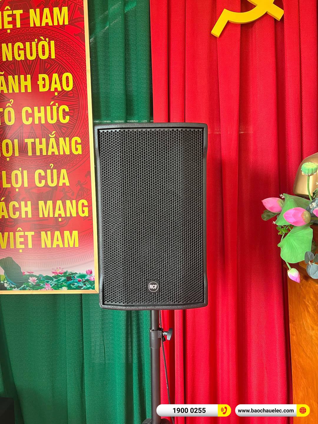 Lắp đặt d&agrave;n &acirc;m thanh hội trường RCF cho Ng&acirc;n h&agrave;ng BIDV tại Đ&agrave; Lạt 