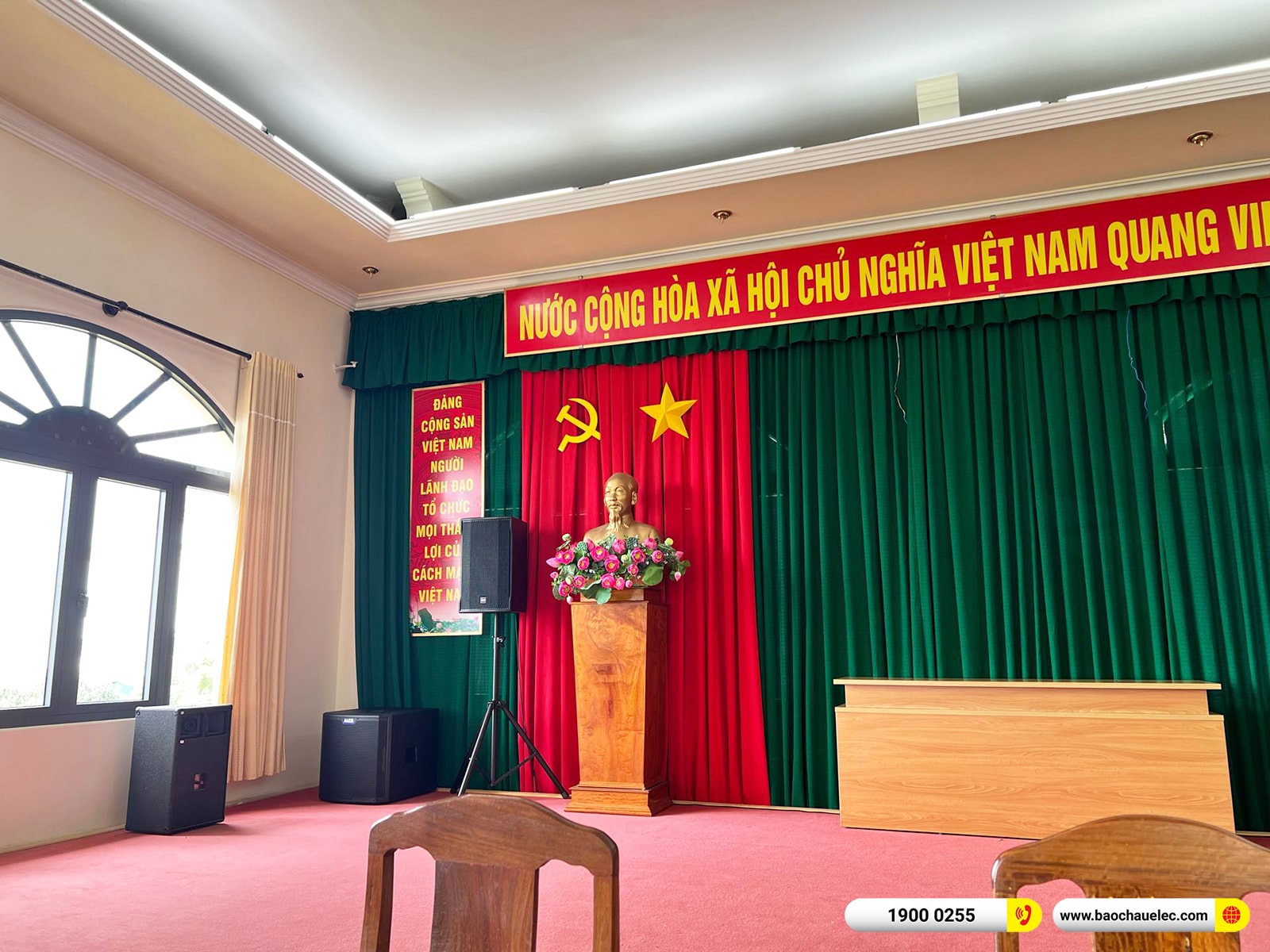 Lắp đặt d&agrave;n &acirc;m thanh hội trường RCF cho Ng&acirc;n h&agrave;ng BIDV tại Đ&agrave; Lạt 