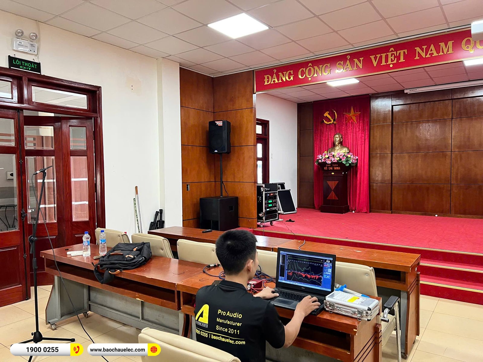 Lắp đặt d&agrave;n &acirc;m thanh hội trường cho Ng&acirc;n h&agrave;ng Ch&iacute;nh s&aacute;ch x&atilde; hội tỉnh Bắc Ninh