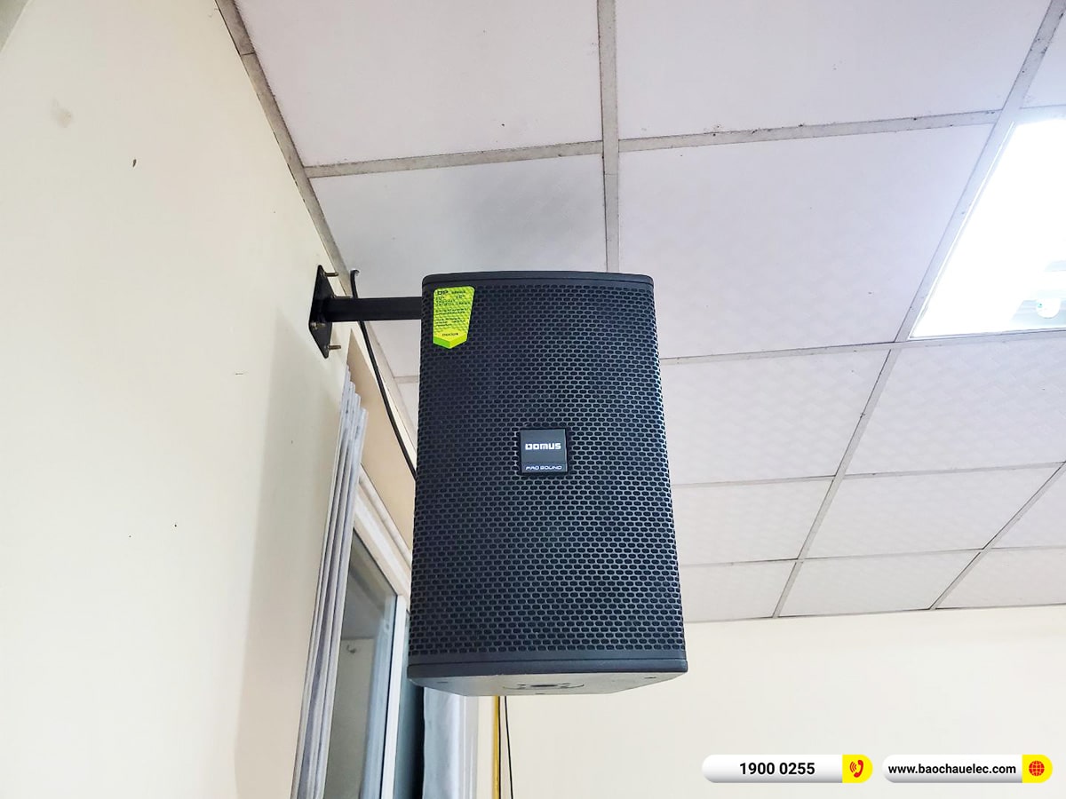 Lắp đặt d&agrave;n &acirc;m thanh hội trường Domus cho Nh&agrave; văn h&oacute;a tại H&agrave; Nội (Domus DP6120 Max, CA-J604, KP600, SW512, BJ-U100) 