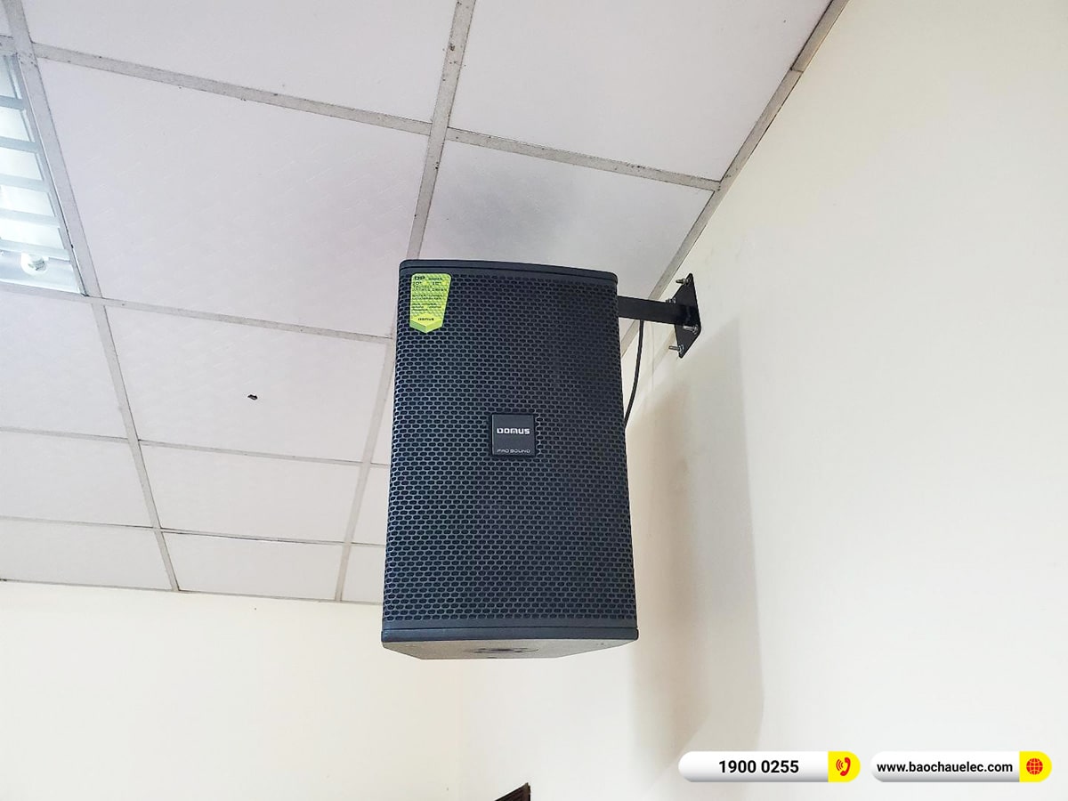 Lắp đặt d&agrave;n &acirc;m thanh hội trường Domus cho Nh&agrave; văn h&oacute;a tại H&agrave; Nội (Domus DP6120 Max, CA-J604, KP600, SW512, BJ-U100) 