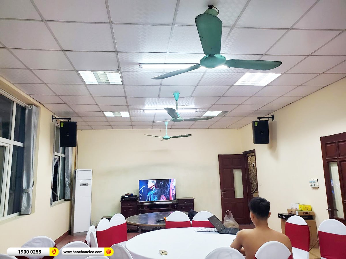 Lắp đặt d&agrave;n &acirc;m thanh hội trường Domus cho Nh&agrave; văn h&oacute;a tại H&agrave; Nội (Domus DP6120 Max, CA-J604, KP600, SW512, BJ-U100) 