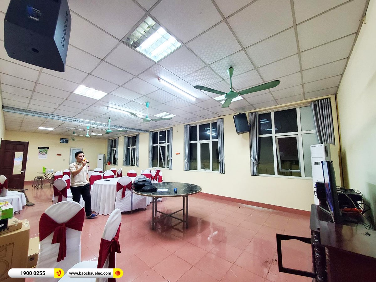 Lắp đặt d&agrave;n &acirc;m thanh hội trường Domus cho Nh&agrave; văn h&oacute;a tại H&agrave; Nội (Domus DP6120 Max, CA-J604, KP600, SW512, BJ-U100) 