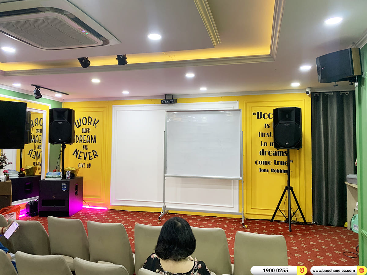 Lắp đặt d&agrave;n &acirc;m thanh hội trường RCF cho anh H&ugrave;ng ở TPHCM