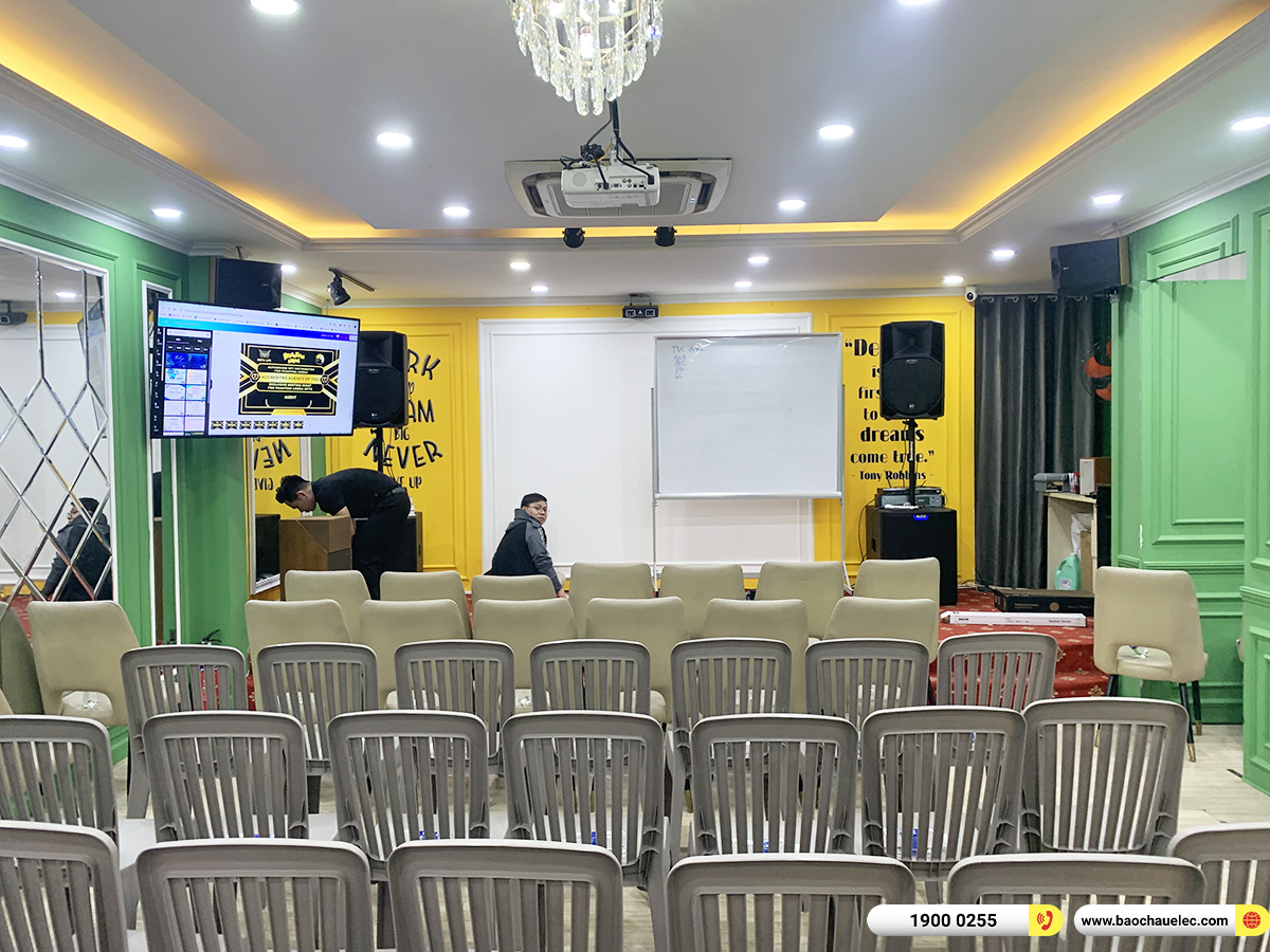 Lắp đặt d&agrave;n &acirc;m thanh hội trường RCF cho anh H&ugrave;ng ở TPHCM