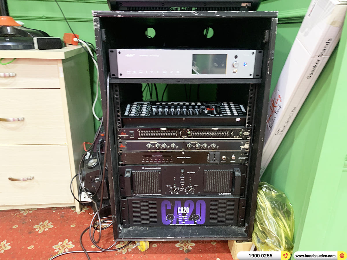 Lắp đặt d&agrave;n &acirc;m thanh hội trường RCF cho anh H&ugrave;ng ở TPHCM