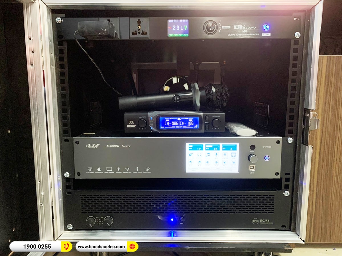 Lắp đặt d&agrave;n &acirc;m thanh hội trường cho TT S&aacute;t hạch l&aacute;i xe tại H&agrave; Nội (RCF CMAX 4112, IPS 2.5K, K9900II Luxury, TS18S,&hellip;) 