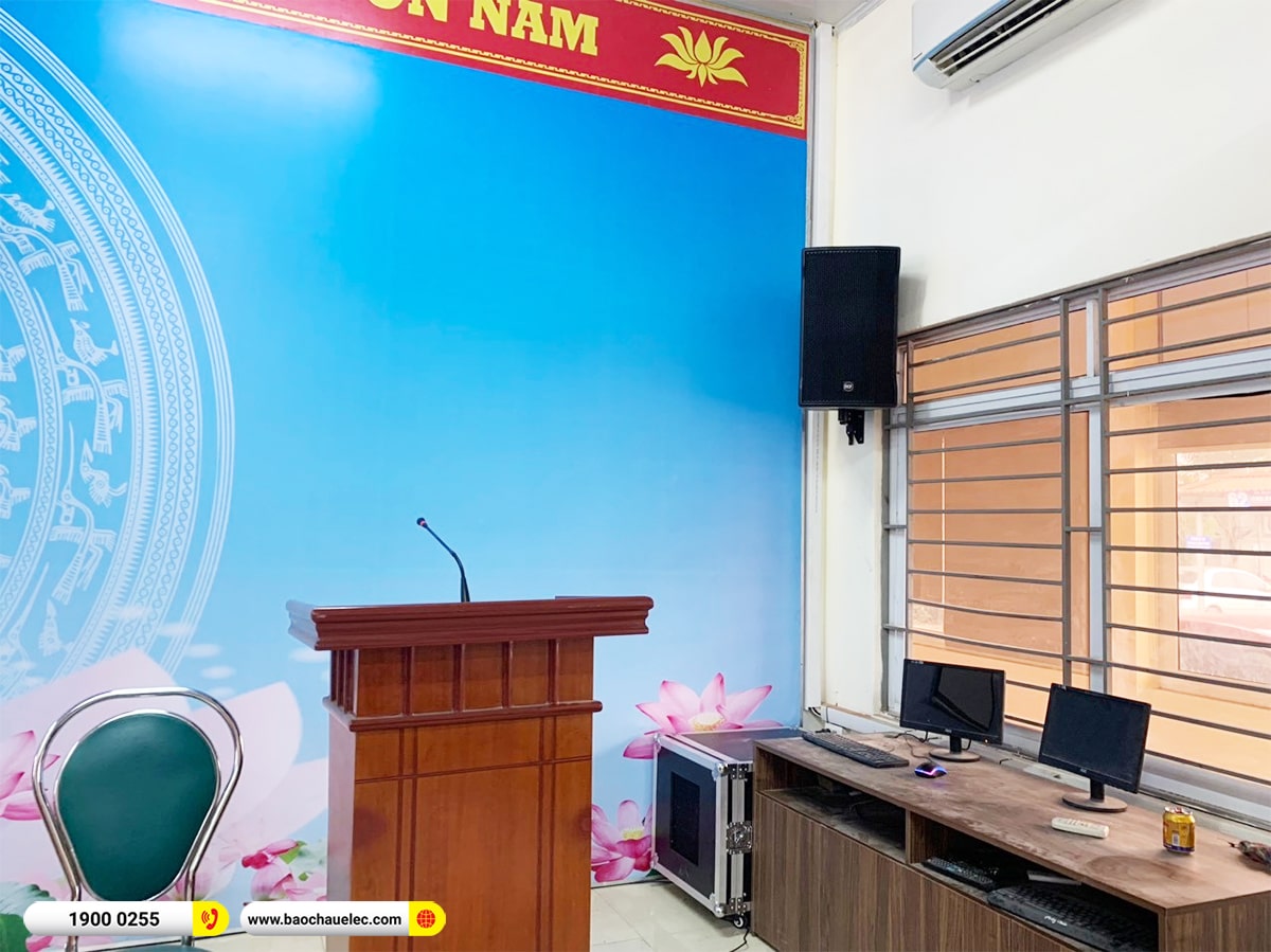 Lắp đặt d&agrave;n &acirc;m thanh hội trường cho TT S&aacute;t hạch l&aacute;i xe tại H&agrave; Nội (RCF CMAX 4112, IPS 2.5K, K9900II Luxury, TS18S,&hellip;) 