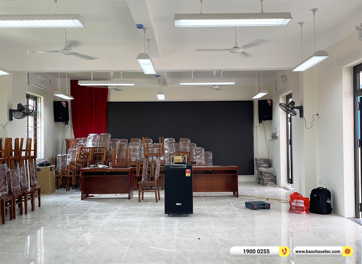 Lắp đặt d&agrave;n &acirc;m thanh Audiocenter cho trường học tại Sơn T&acirc;y - H&agrave; Nội 