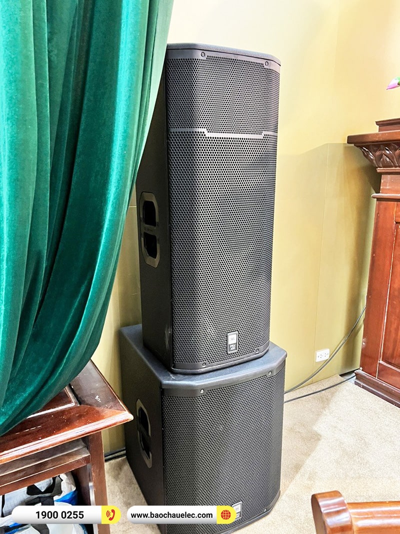 Lắp đặt dàn âm thanh hội trường cho UBND tỉnh Hưng Yên (JBL KP4012 G2, PRX 425, STD 13002, STD 10004, TD8004, KX180A,…)