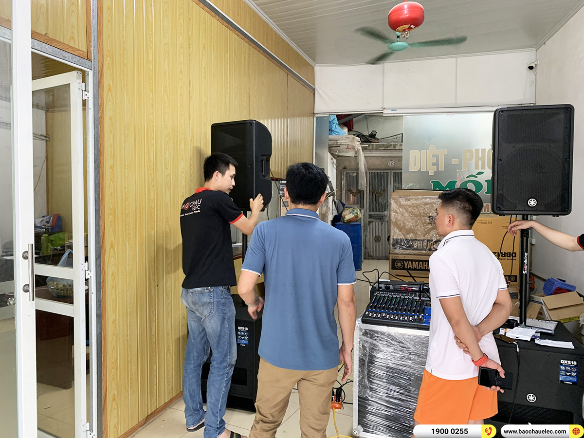 Lắp đặt d&agrave;n &acirc;m thanh hội trường Yamaha cho C&ocirc;ng ty TNHH MTV TM v&agrave; PT C&ocirc;ng nghệ Minh Hiếu ở H&agrave; Nội