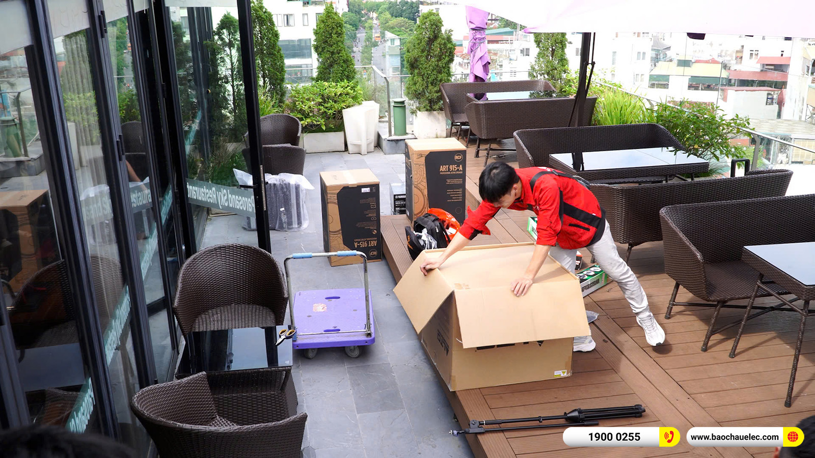 Lắp đặt d&agrave;n &acirc;m thanh RCF cho Kh&aacute;ch sạn Parosand Hanoi Hotel tại H&agrave; Nội 