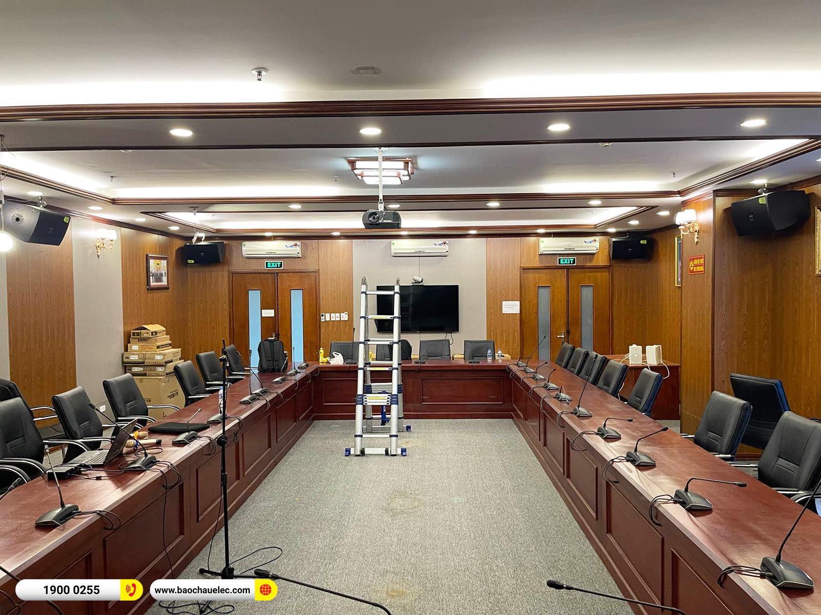Lắp đặt d&agrave;n &acirc;m thanh hội trường Domus cho Li&ecirc;n đo&agrave;n Luật sư Việt Nam