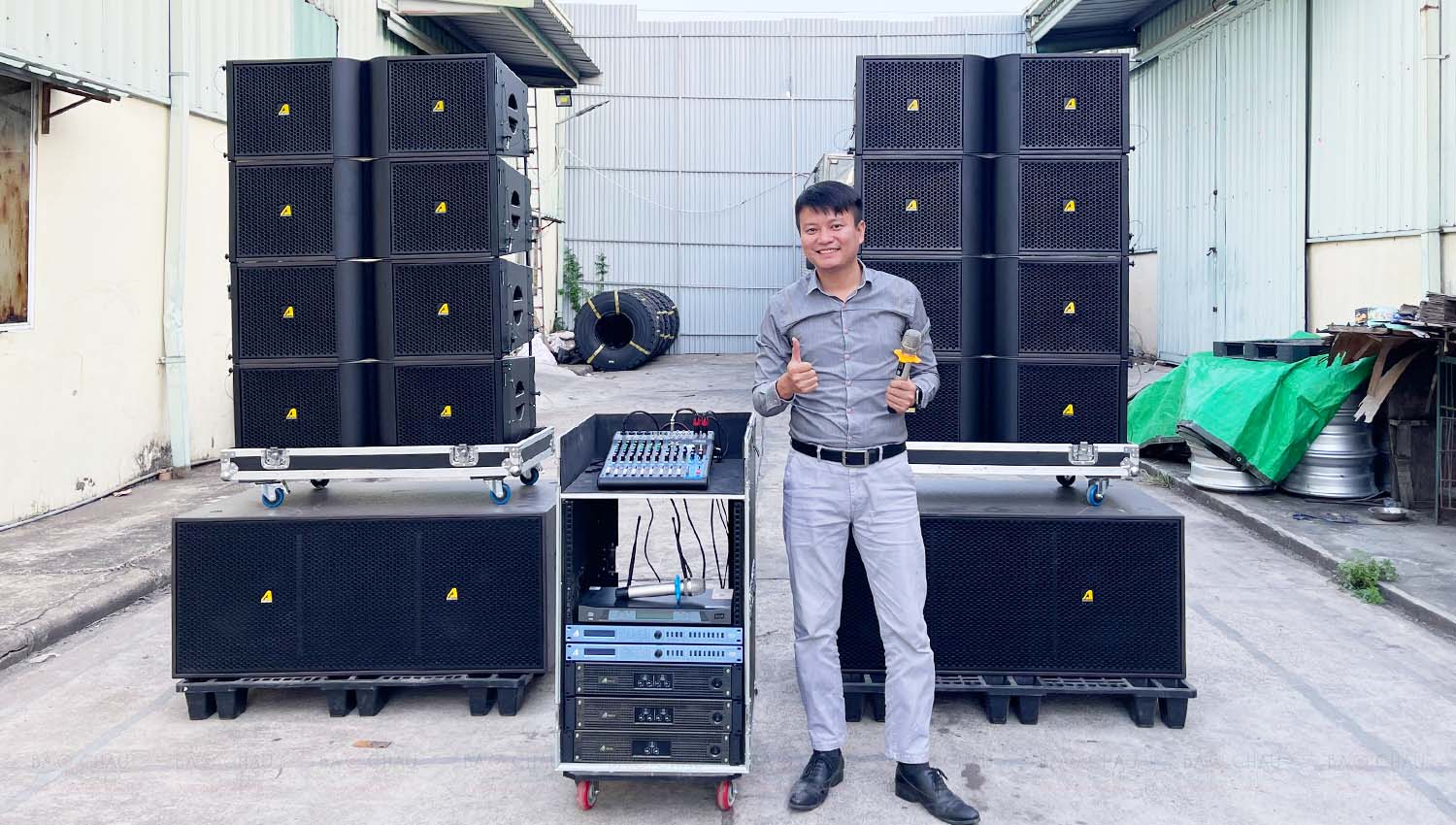 Dàn âm thanh Line Array 3 Way
