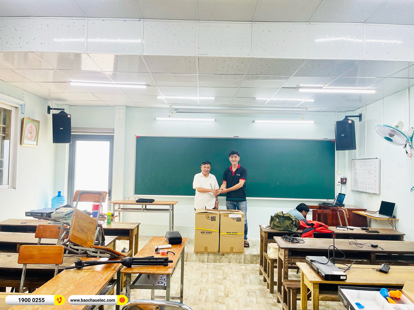 Lắp đặt d&agrave;n &acirc;m thanh ph&ograve;ng học BIK cho anh Diệp tại Vũng T&agrave;u