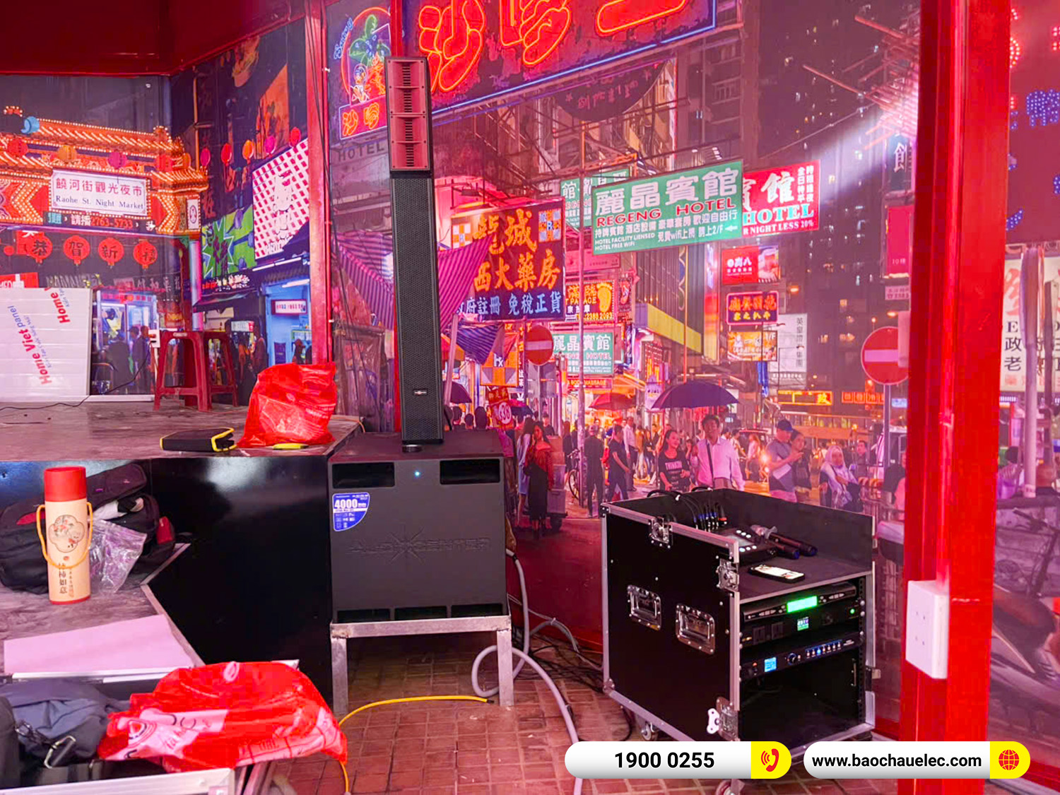 Lắp đặt d&agrave;n &acirc;m thanh nh&agrave; h&agrave;ng Audiocenter cho qu&aacute;n Panda Restaurant tại H&agrave; Nội