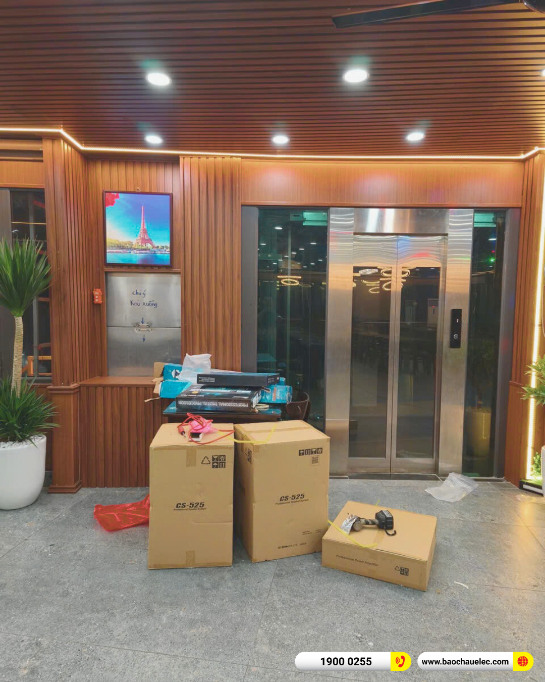 Lắp đặt d&agrave;n &acirc;m thanh nh&agrave; h&agrave;ng BIK gần 28tr cho ch&uacute; Hưng tại Bắc Ninh