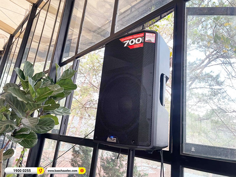 Lắp đặt d&agrave;n &acirc;m thanh gần 108tr cho Nh&agrave; h&agrave;ng Arapang tại Đ&agrave; Lạt (Alto TX312, Alto TS15S, Live802, KP500, BJ-U500,&hellip;)