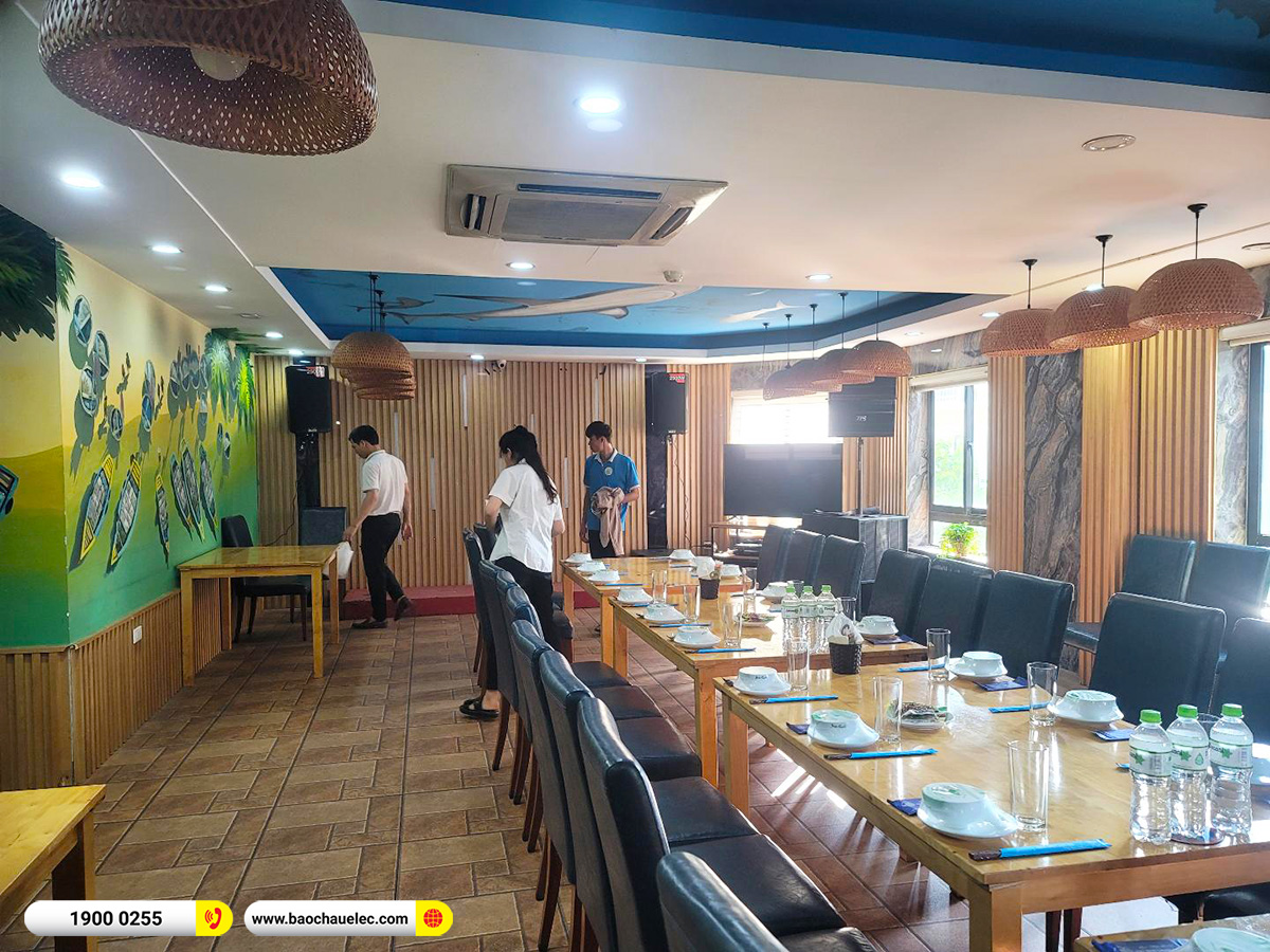 Lắp đặt d&agrave;n &acirc;m thanh Alto cho Nh&agrave; h&agrave;ng Hải sản L&agrave;ng ch&agrave;i Văn Ph&uacute; tại H&agrave; Nội