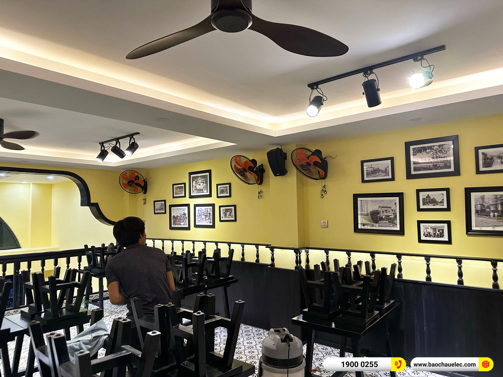 Lắp đặt d&agrave;n &acirc;m thanh Bose cho Qu&aacute;n B&uacute;n Đậu HN tại TPHCM