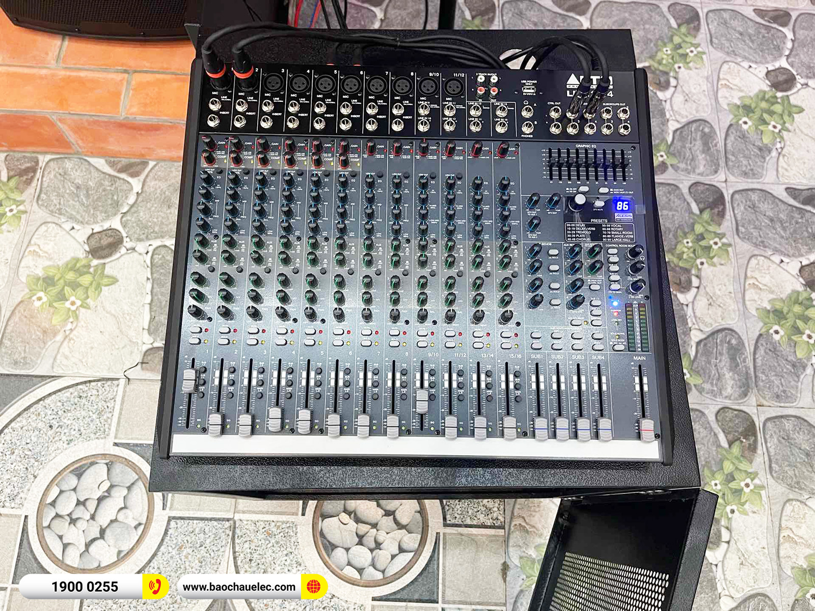 Lắp đặt d&agrave;n &acirc;m thanh Alto cho qu&aacute;n THE 1990 KAF&Eacute; tại Vũng T&agrave;u (Alto TX312, TS15S, JBL VM300, Live1604,&hellip;) 