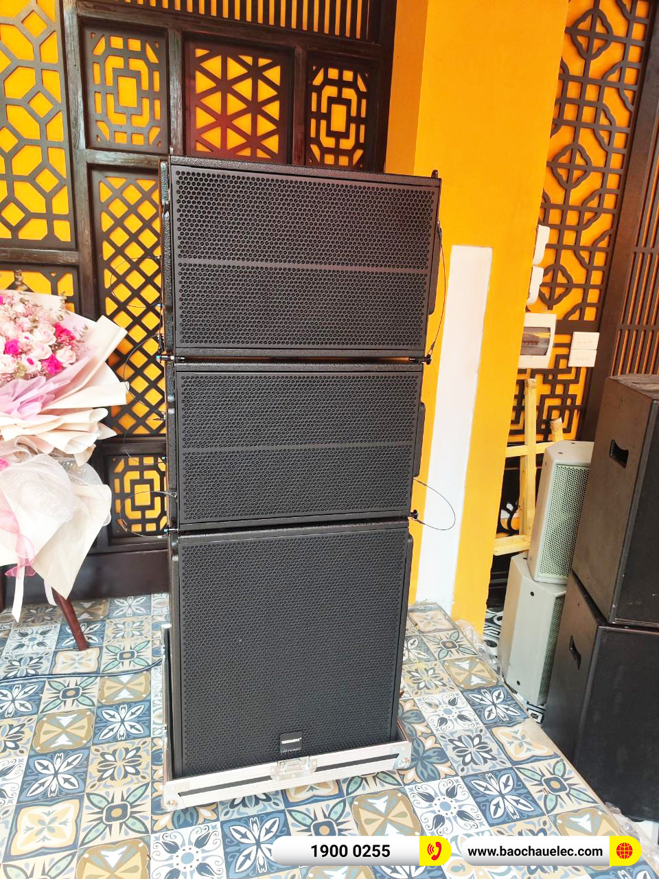 Lắp đặt d&agrave;n &acirc;m thanh Array Temeisheng cho qu&aacute;n Cafe An Hội An tại H&agrave; Nội 