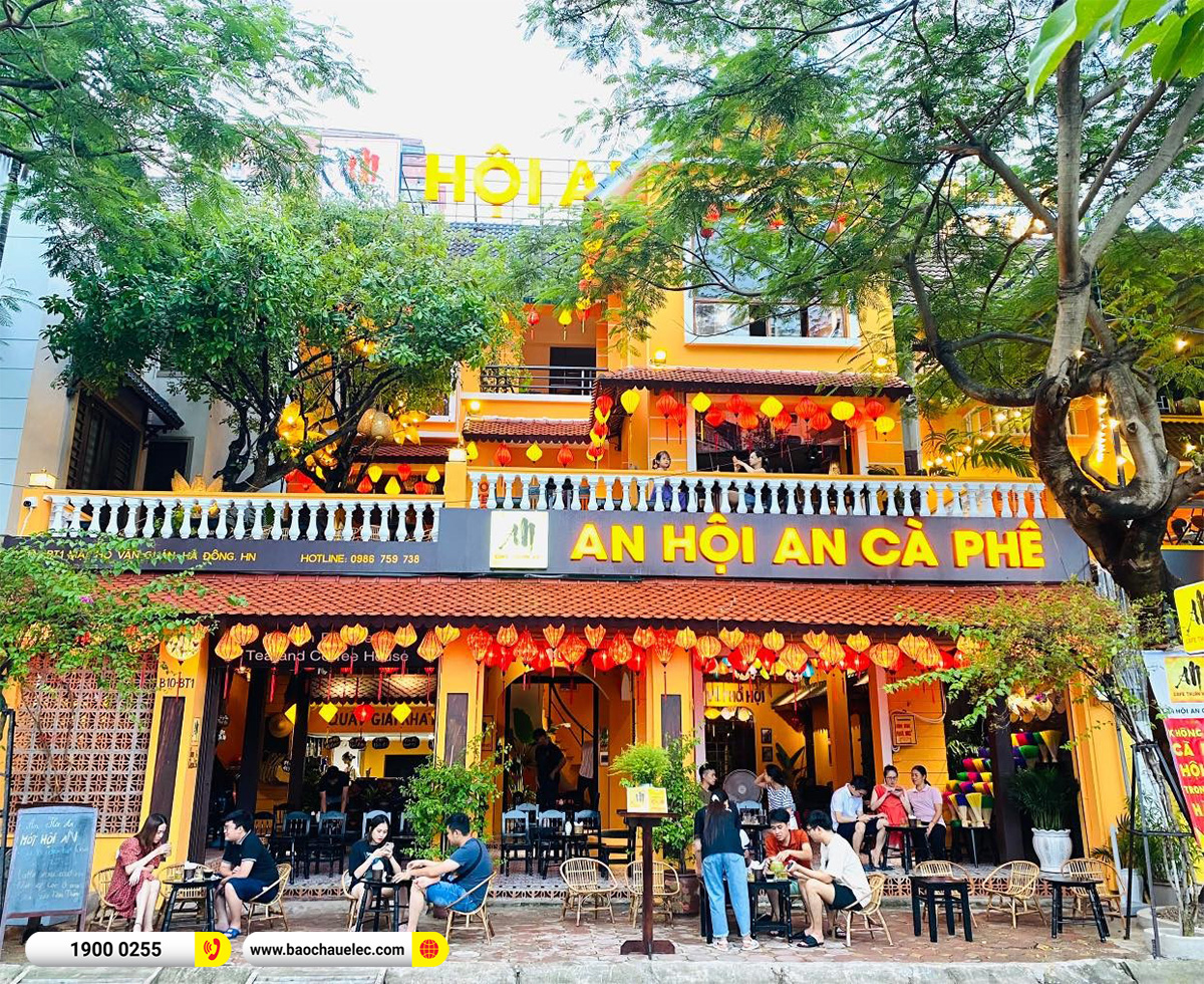 Lắp đặt d&agrave;n &acirc;m thanh Array Temeisheng cho qu&aacute;n Cafe An Hội An tại H&agrave; Nội 