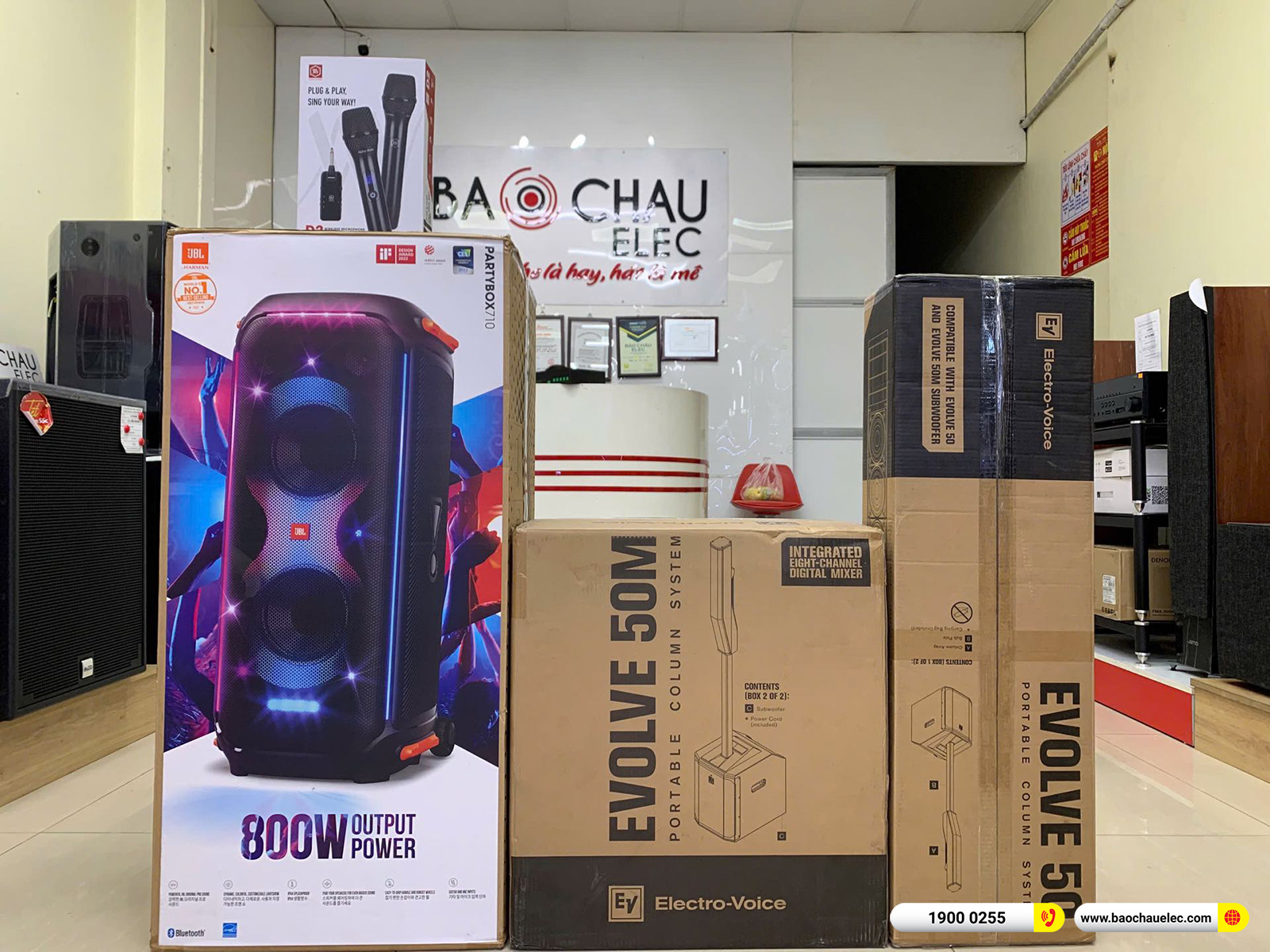Lắp đặt d&agrave;n &acirc;m thanh Electro Voice cho Qu&aacute;n Cafe của anh D&acirc;n tại Bắc Ninh 