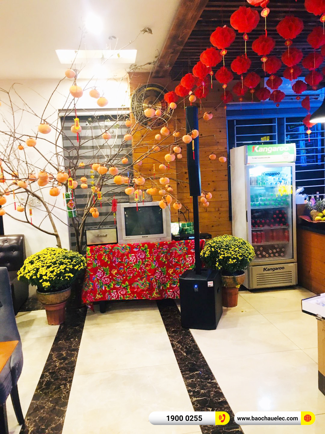 Lắp đặt d&agrave;n &acirc;m thanh Electro Voice cho Qu&aacute;n Cafe của anh D&acirc;n tại Bắc Ninh 