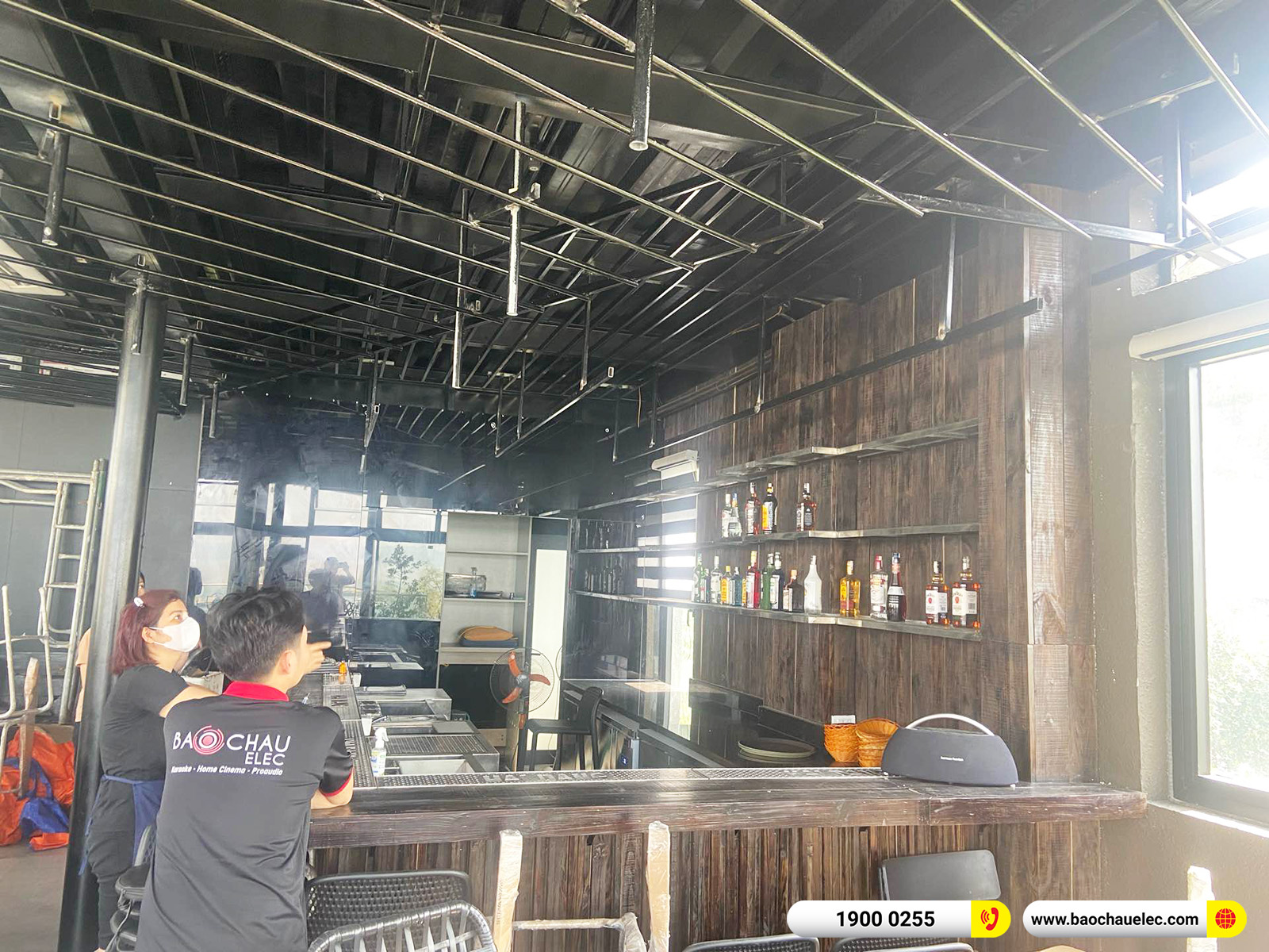 Lắp đặt d&agrave;n &acirc;m thanh BMB cho Qu&aacute;n Cafe Hải Đăng tại Quảng Ninh