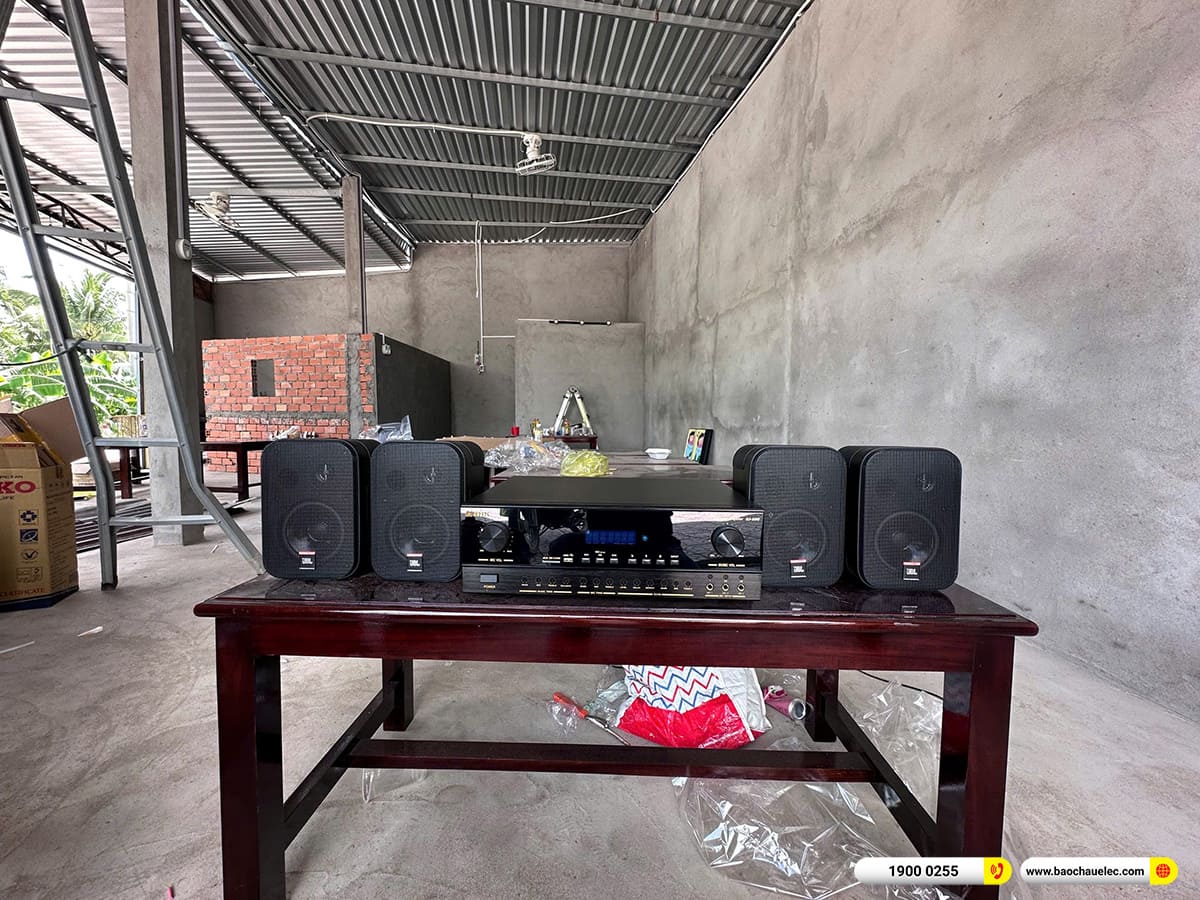 Lắp đặt d&agrave;n &acirc;m thanh JBL gần 20tr cho qu&aacute;n Lủn Beer tại Vĩnh Long