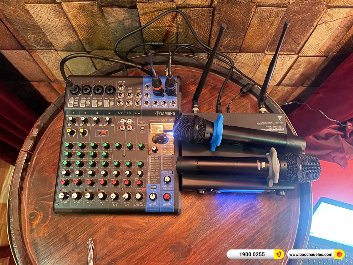 Lắp đặt dàn âm thanh quán pub Audiocenter cho chị Jenny tại Ha Nội
