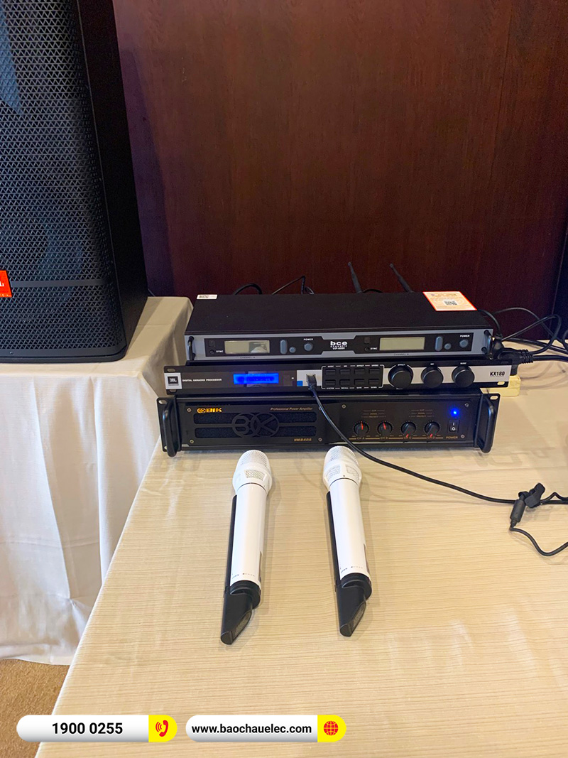 Lắp đặt d&agrave;n &acirc;m thanh hơn 61tr cho Hội An Beach Resort tại Quảng Nam (JBL CV1570, VM840A, KX180A, VIP6000)