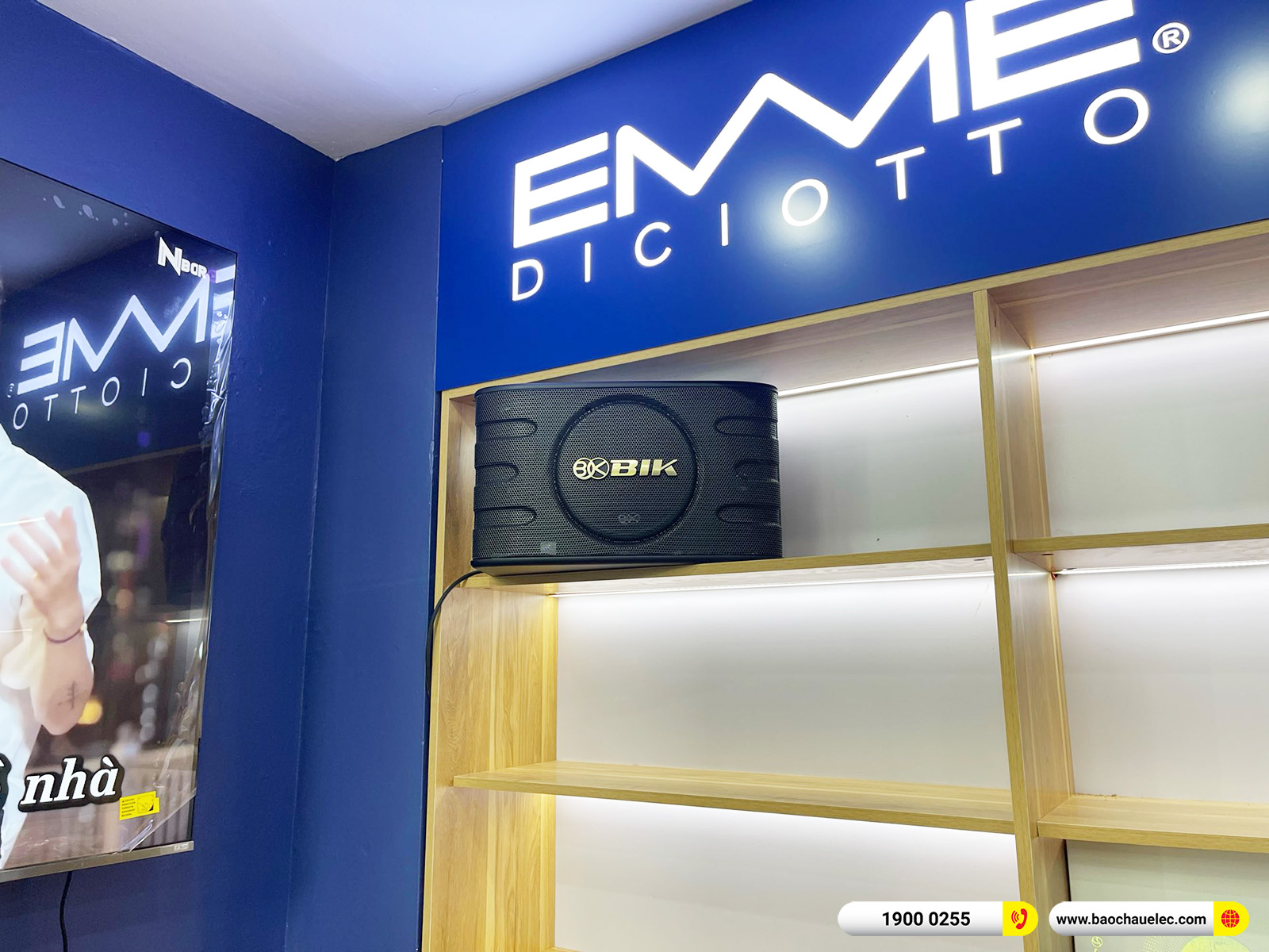 Lắp đặt d&agrave;n karaoke BIK gần 17tr cho Salon t&oacute;c anh Minh tại H&agrave; Nội (BIK BJ-S668, BKSound DKA 5500, U900 Plus X)