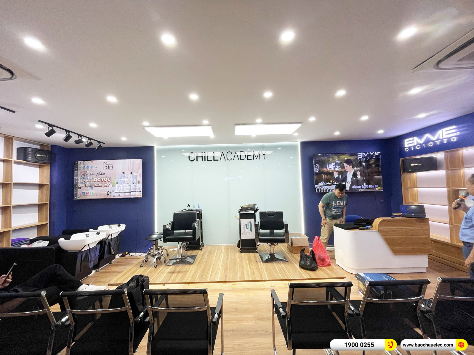 Lắp đặt d&agrave;n karaoke BIK gần 17tr cho Salon t&oacute;c anh Minh tại H&agrave; Nội (BIK BJ-S668, BKSound DKA 5500, U900 Plus X)