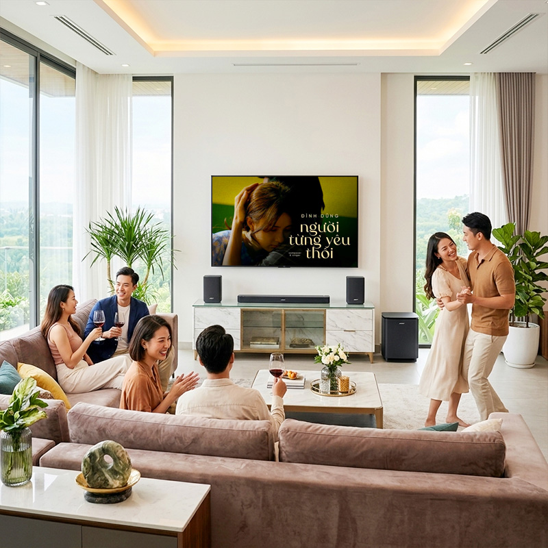D&agrave;n &acirc;m thanh Soundbar Bose 02